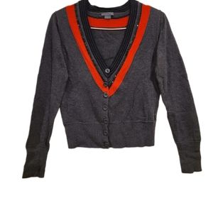 A/X Armani Exchange Button Cotton Sweater Size S